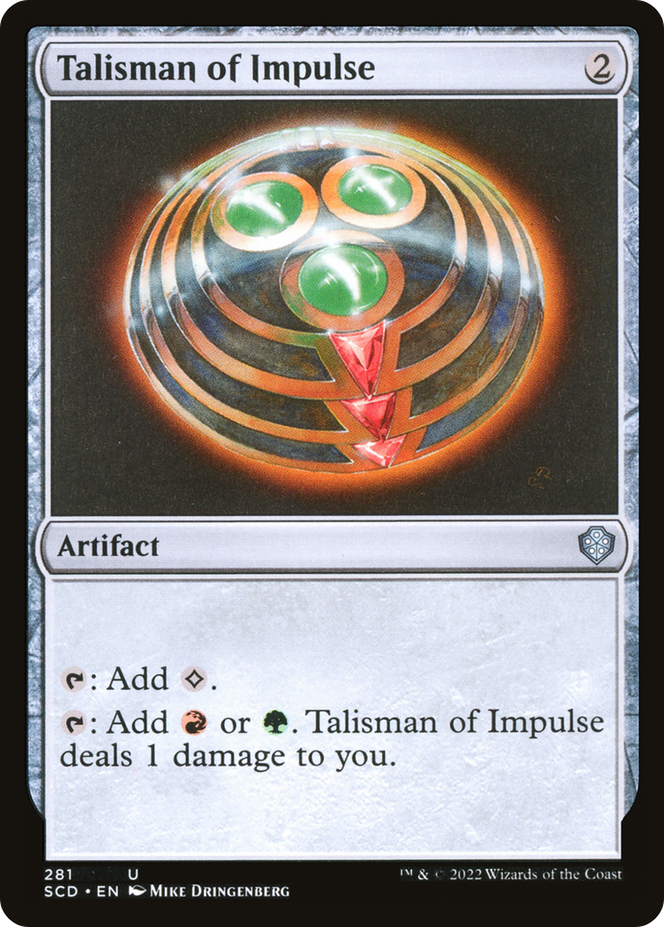 Talisman of Impulse [Starter Commander Decks] | Play N Trade Winnipeg