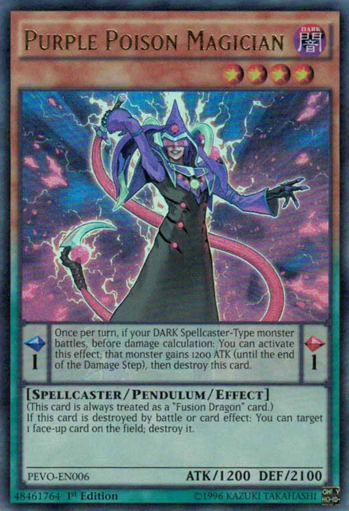 Purple Poison Magician [PEVO-EN006] Ultra Rare | Play N Trade Winnipeg