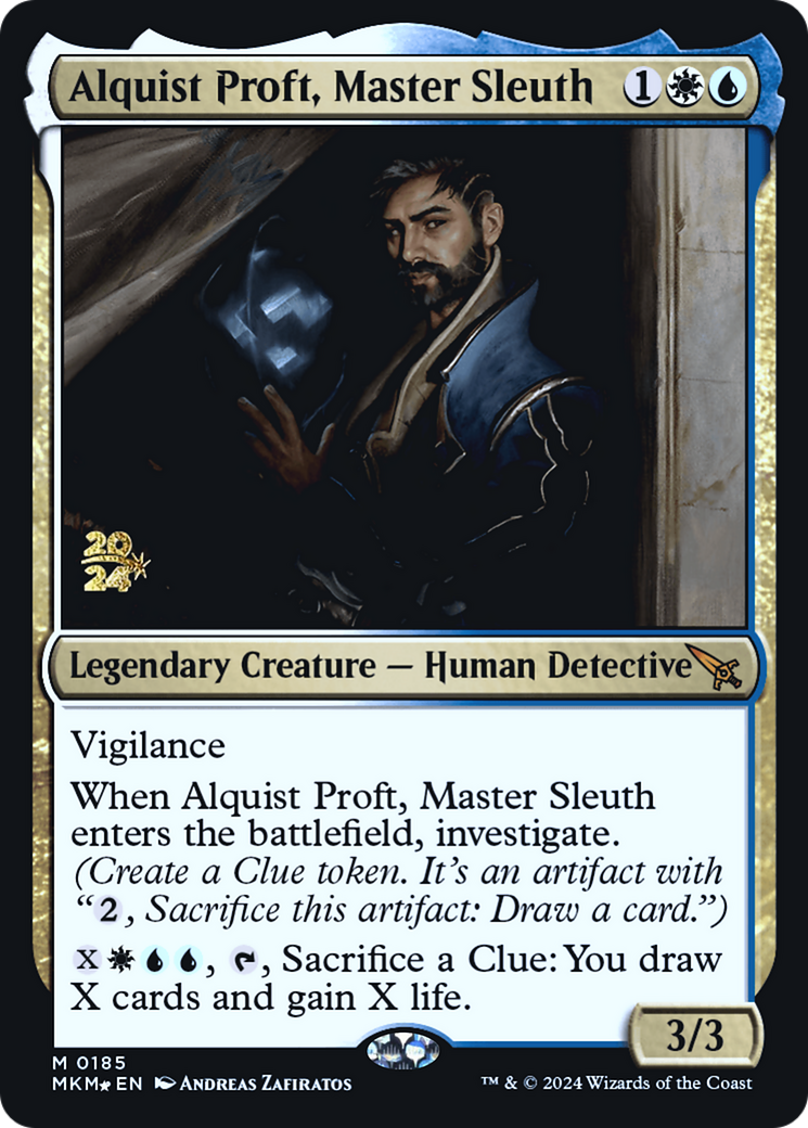 Alquist Proft, Master Sleuth [Murders at Karlov Manor Prerelease Promos] | Play N Trade Winnipeg