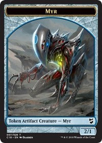Myr (007) // Construct (020) Double-sided Token [Commander 2018 Tokens] | Play N Trade Winnipeg