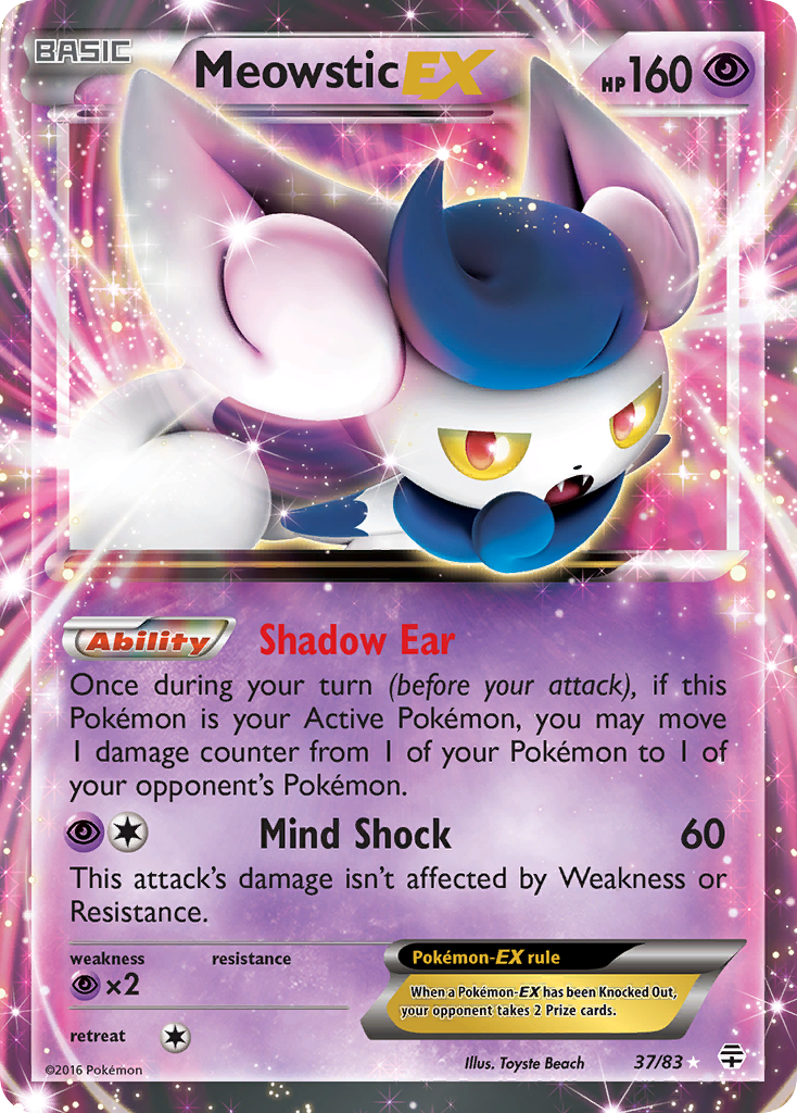 Meowstic EX (37/83) [XY: Generations] | Play N Trade Winnipeg