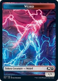 Weird // Zombie Double-sided Token [Core Set 2021 Tokens] | Play N Trade Winnipeg