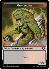 Thopter // Graveborn Double-Sided Token [Commander Masters Tokens] | Play N Trade Winnipeg