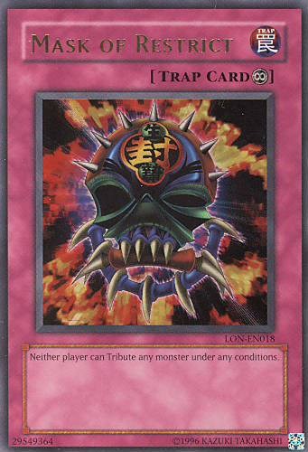 Mask of Restrict [LON-EN018] Ultra Rare | Play N Trade Winnipeg