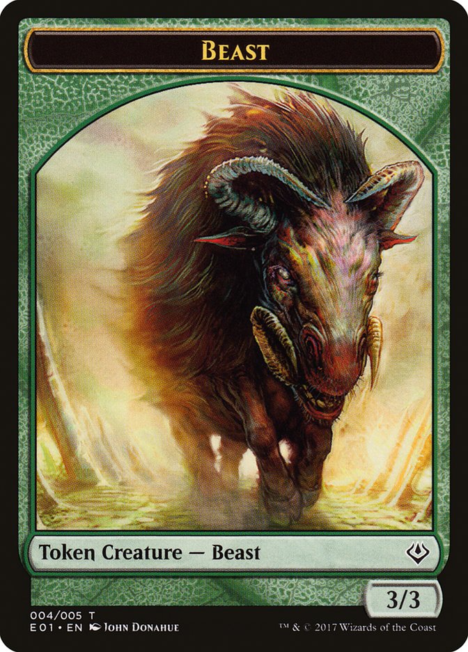 Beast (004/005) [Archenemy: Nicol Bolas Tokens] | Play N Trade Winnipeg