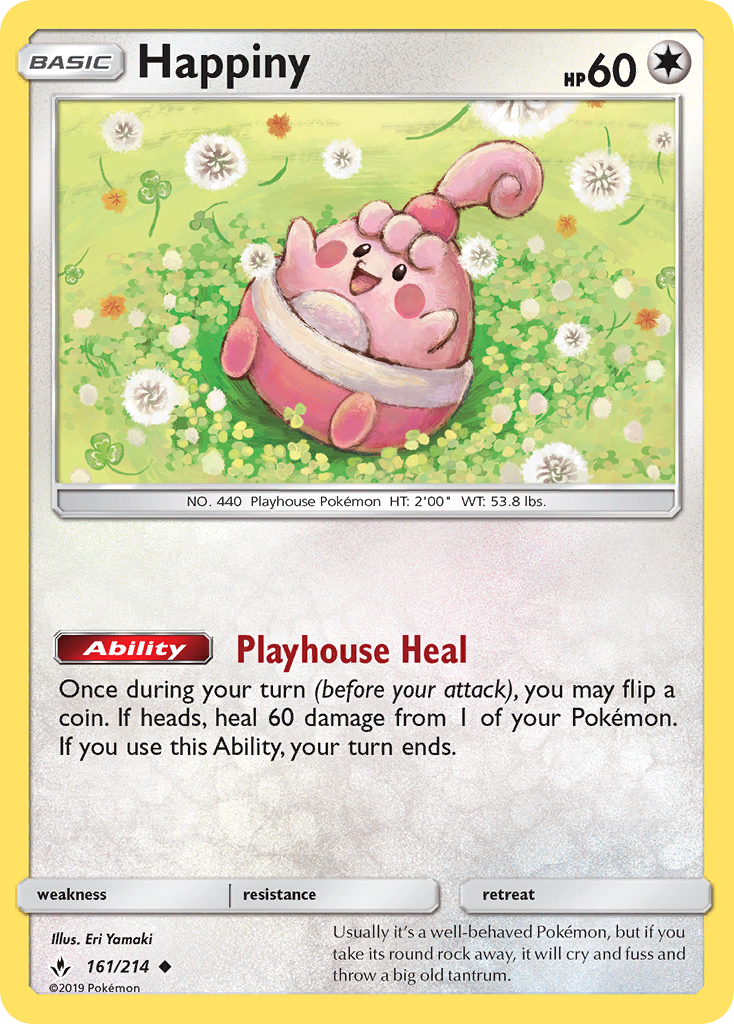 Happiny (161/214) [Sun & Moon: Unbroken Bonds] | Play N Trade Winnipeg