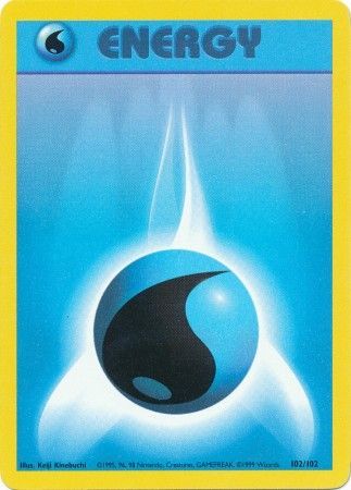 Water Energy (102/102) [Base Set Unlimited] | Play N Trade Winnipeg