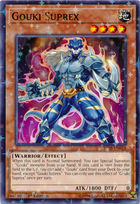 Gouki Suprex [SP18-EN018] Starfoil Rare | Play N Trade Winnipeg