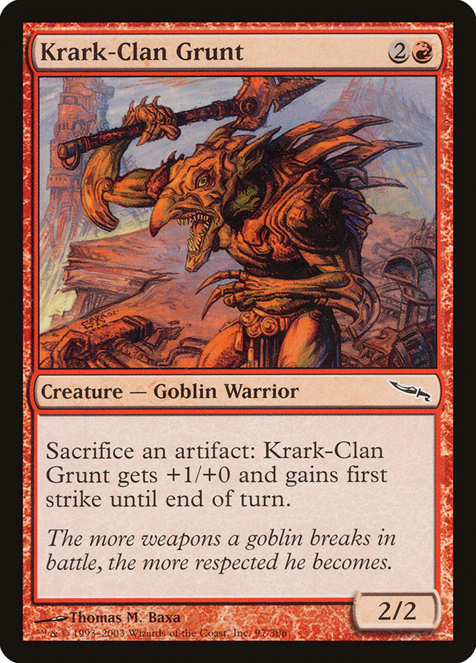 Krark-Clan Grunt [Mirrodin] | Play N Trade Winnipeg