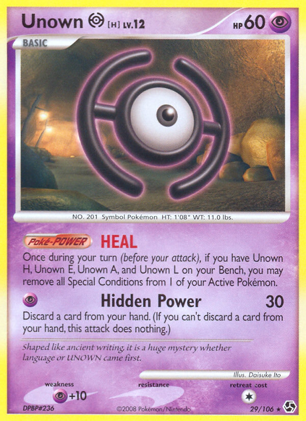 Unown H (29/106) [Diamond & Pearl: Great Encounters] | Play N Trade Winnipeg