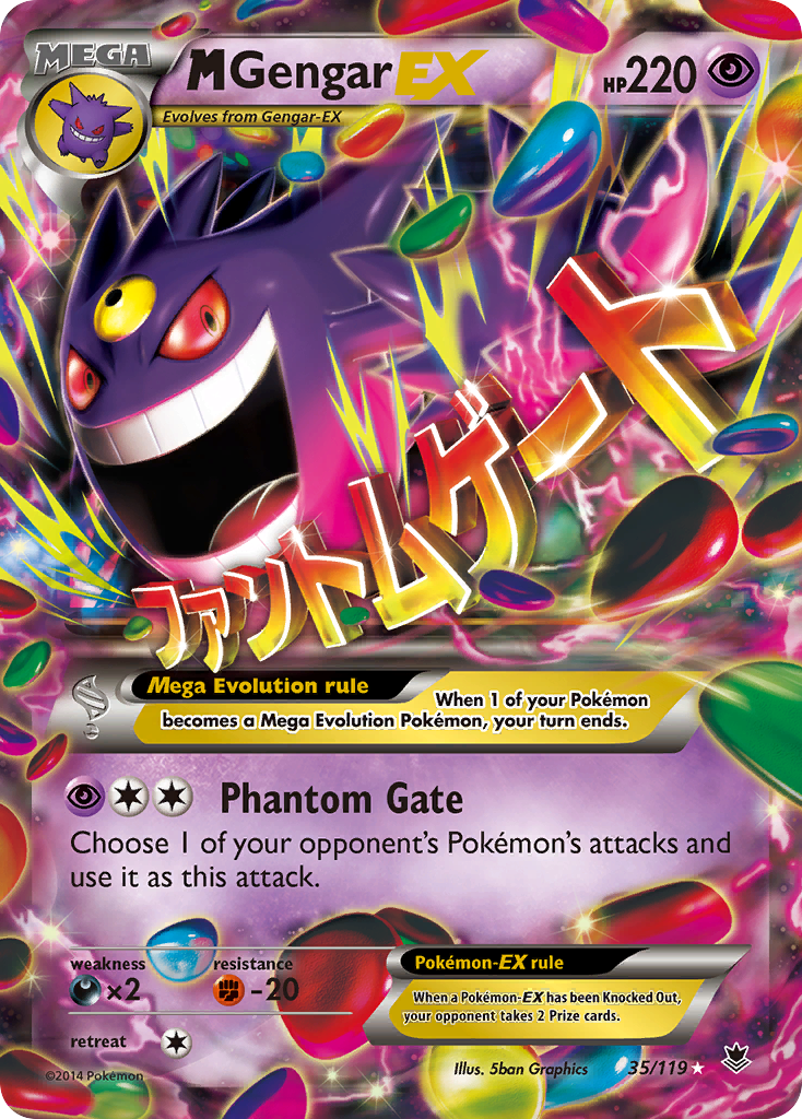 M Gengar EX (35/119) [XY: Phantom Forces] | Play N Trade Winnipeg