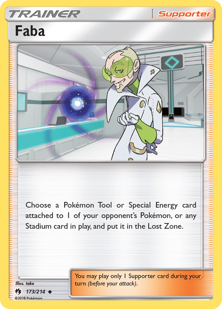 Faba (173/214) [Sun & Moon: Lost Thunder] | Play N Trade Winnipeg