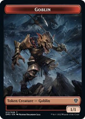 Zombie Knight // Goblin Double-sided Token [Dominaria United Commander Tokens] | Play N Trade Winnipeg