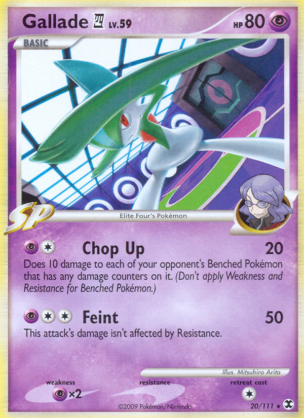 Gallade (20/111) [Platinum: Rising Rivals] | Play N Trade Winnipeg