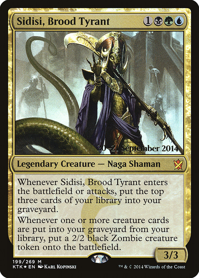 Sidisi, Brood Tyrant  [Khans of Tarkir Prerelease Promos] | Play N Trade Winnipeg