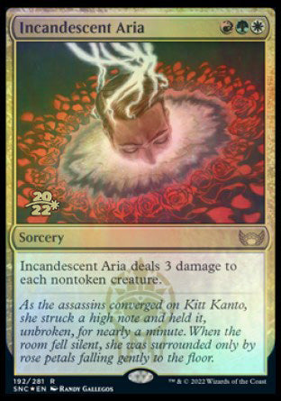 Incandescent Aria [Streets of New Capenna Prerelease Promos] | Play N Trade Winnipeg