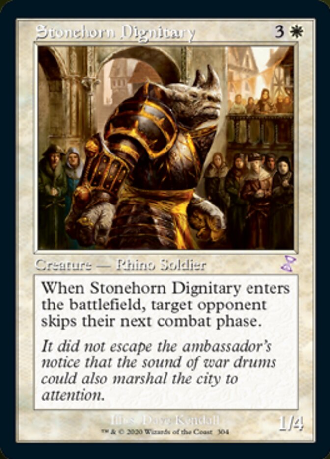 Stonehorn Dignitary (Timeshifted) [Time Spiral Remastered] | Play N Trade Winnipeg