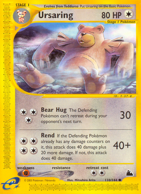 Ursaring (110/144) [Skyridge] | Play N Trade Winnipeg