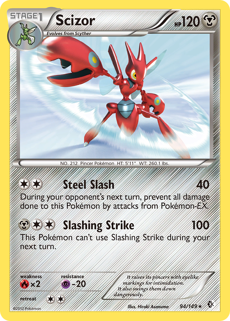 Scizor (94/149) [Black & White: Boundaries Crossed] | Play N Trade Winnipeg