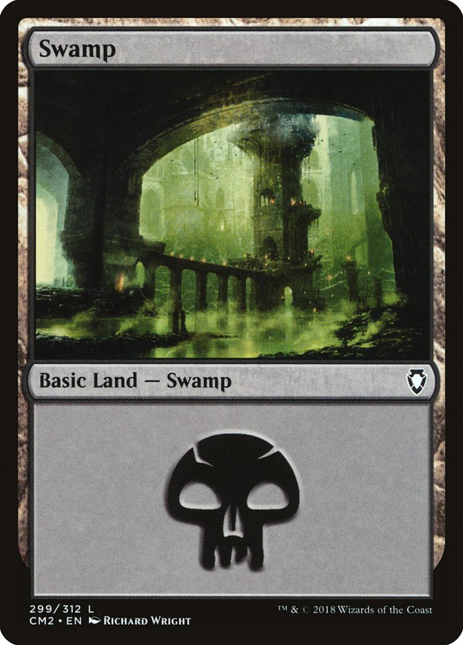 Swamp (299) [Commander Anthology Volume II] | Play N Trade Winnipeg