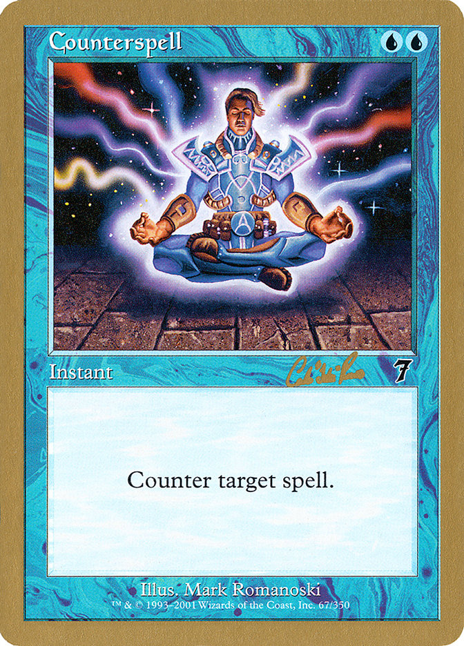 Counterspell (Carlos Romao) [World Championship Decks 2002] | Play N Trade Winnipeg