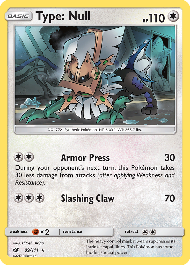 Type: Null (89/111) [Sun & Moon: Crimson Invasion] | Play N Trade Winnipeg