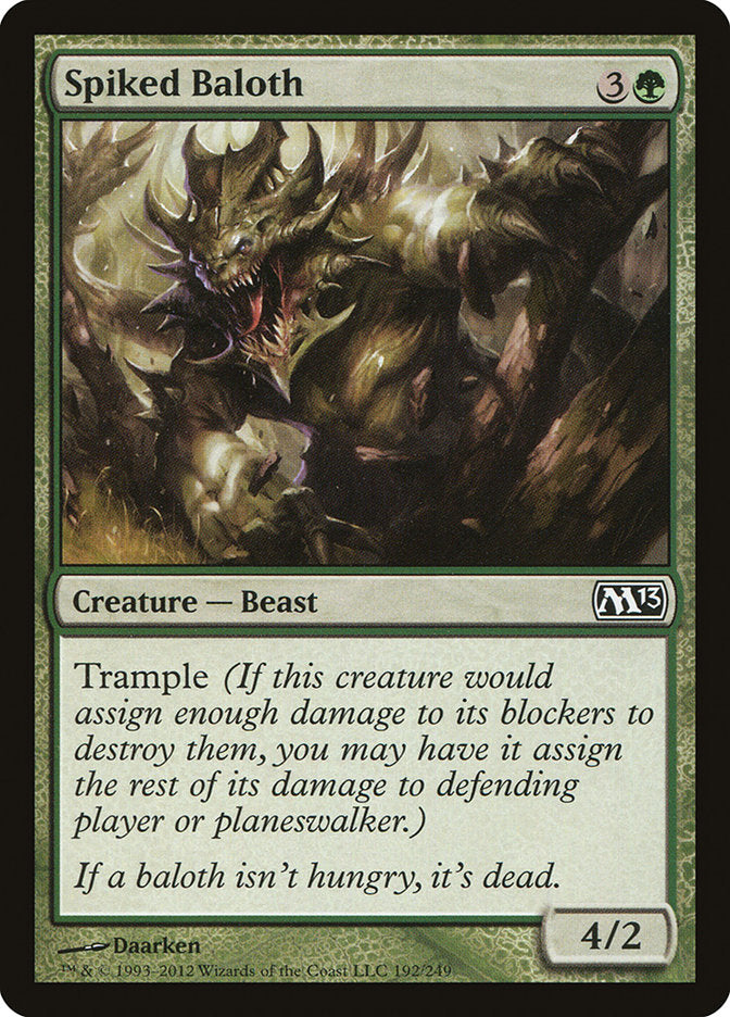 Spiked Baloth [Magic 2013] | Play N Trade Winnipeg