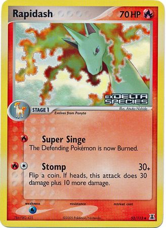 Rapidash (52/113) (Stamped) [EX: Delta Species] | Play N Trade Winnipeg