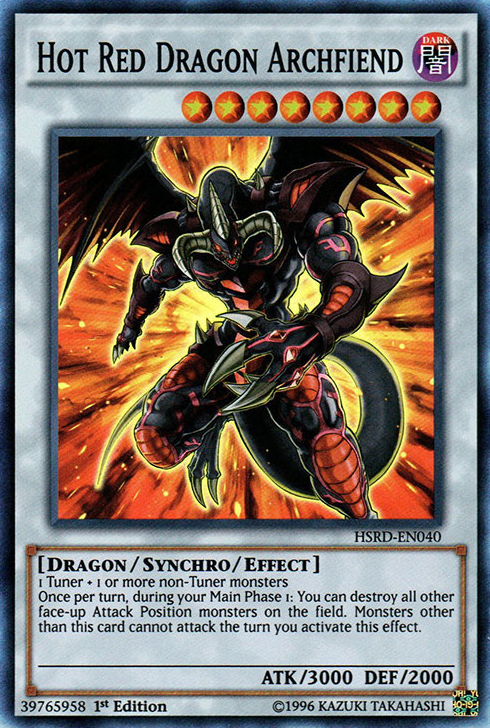 Hot Red Dragon Archfiend [HSRD-EN040] Super Rare | Play N Trade Winnipeg