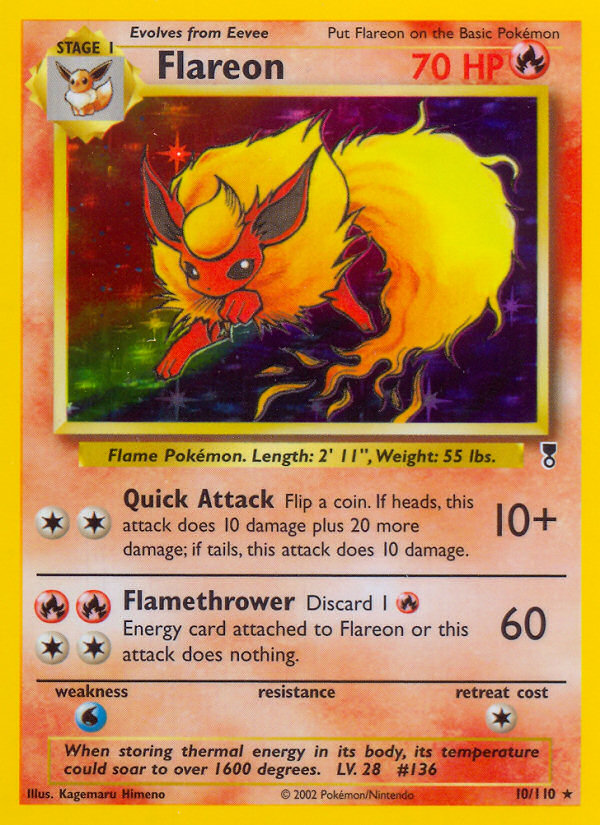 Flareon (10/110) [Legendary Collection] | Play N Trade Winnipeg