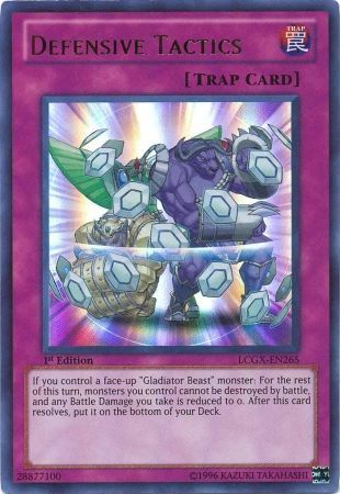 Defensive Tactics [LCGX-EN265] Ultra Rare | Play N Trade Winnipeg