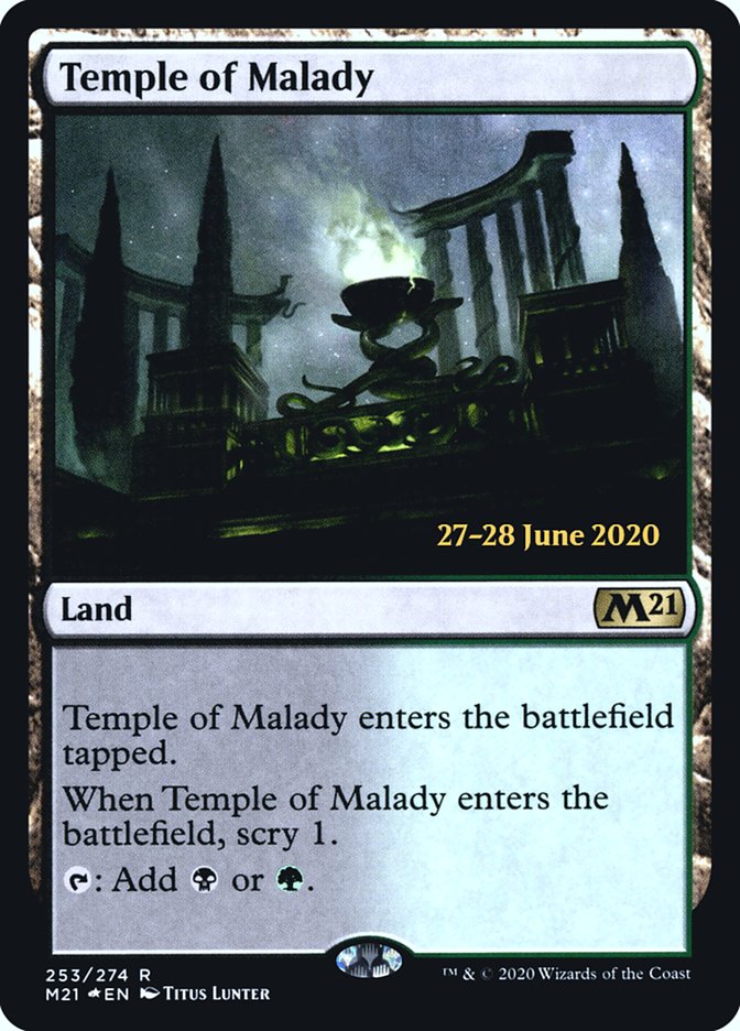 Temple of Malady  [Core Set 2021 Prerelease Promos] | Play N Trade Winnipeg