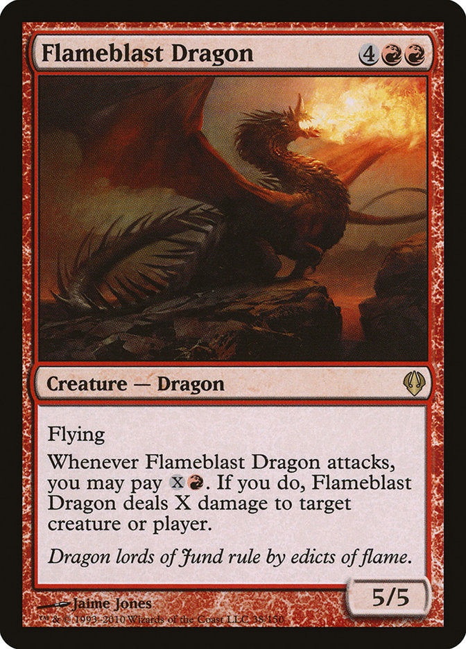 Flameblast Dragon [Archenemy] | Play N Trade Winnipeg