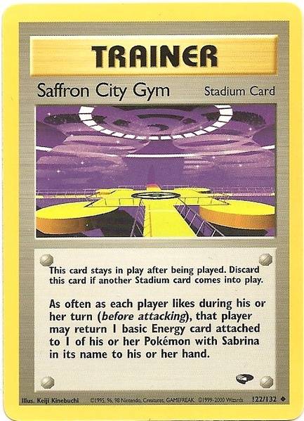 Saffron City Gym (122/132) [Gym Challenge Unlimited] | Play N Trade Winnipeg