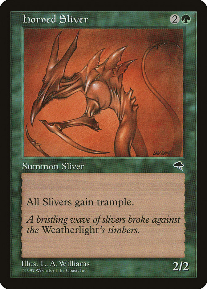 Horned Sliver [Tempest] | Play N Trade Winnipeg