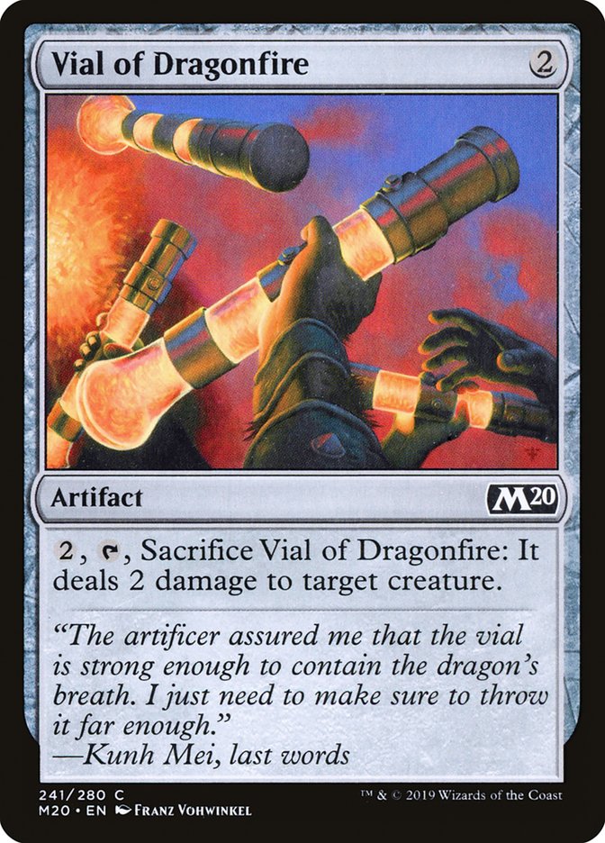 Vial of Dragonfire [Core Set 2020] | Play N Trade Winnipeg