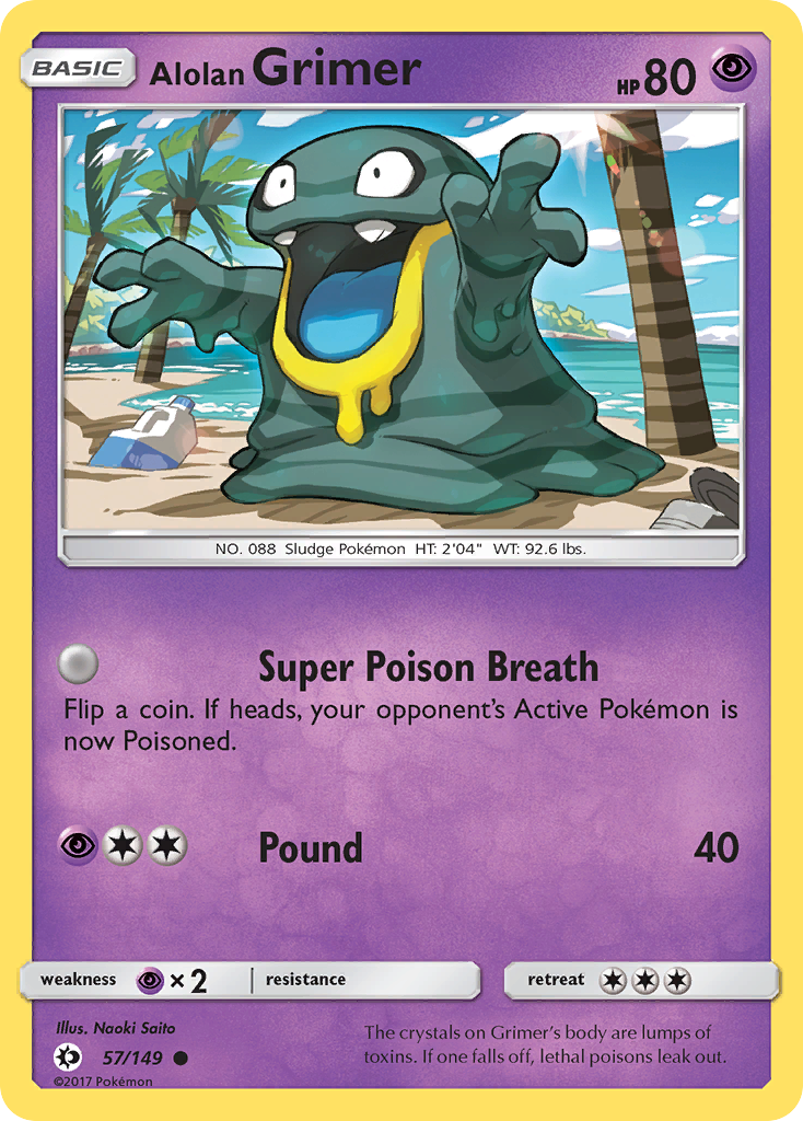 Alolan Grimer (57/149) [Sun & Moon: Base Set] | Play N Trade Winnipeg