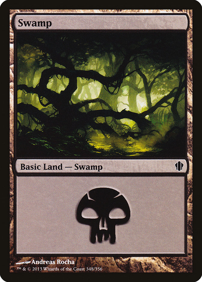 Swamp (348) [Commander 2013] | Play N Trade Winnipeg