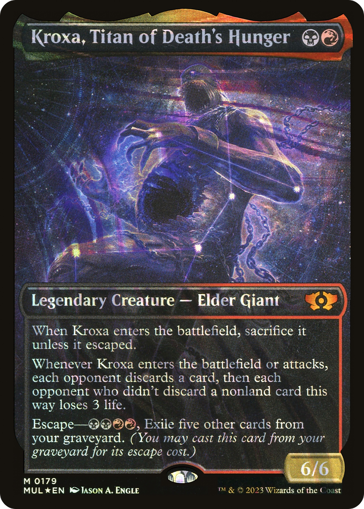 Kroxa, Titan of Death's Hunger (Halo Foil) [Multiverse Legends] | Play N Trade Winnipeg