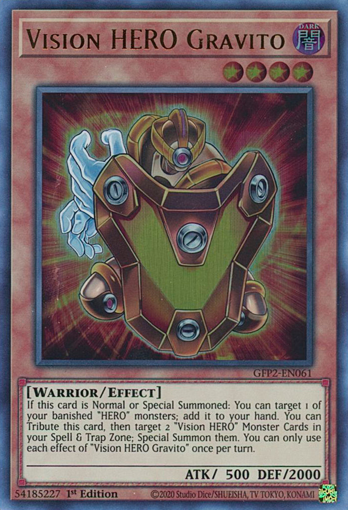 Vision HERO Gravito [GFP2-EN061] Ultra Rare | Play N Trade Winnipeg