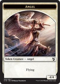 Angel // Cat Double-sided Token [Commander 2018 Tokens] | Play N Trade Winnipeg