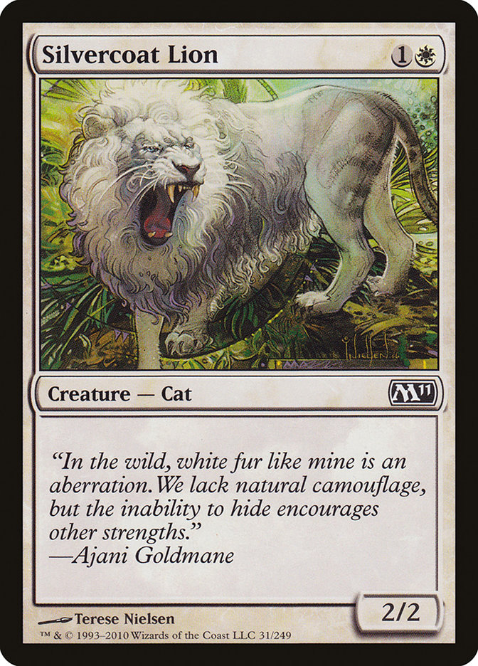 Silvercoat Lion [Magic 2011] | Play N Trade Winnipeg