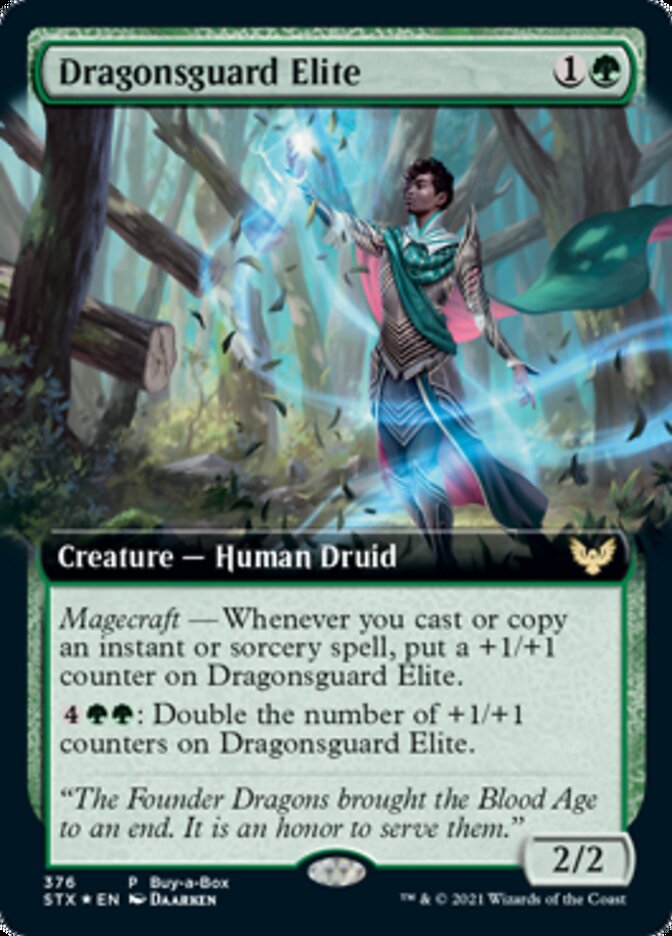 Dragonsguard Elite (Buy-A-Box) [Strixhaven: School of Mages Promos] | Play N Trade Winnipeg