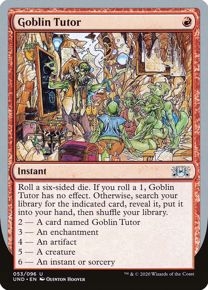 Goblin Tutor [Unsanctioned] | Play N Trade Winnipeg