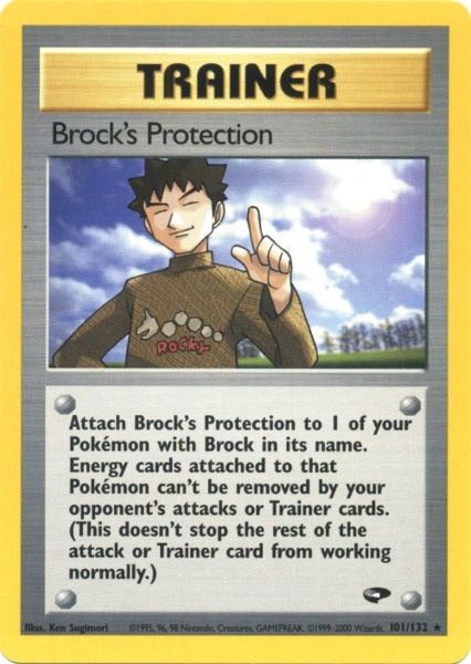 Brock's Protection (101/132) [Gym Challenge Unlimited] | Play N Trade Winnipeg