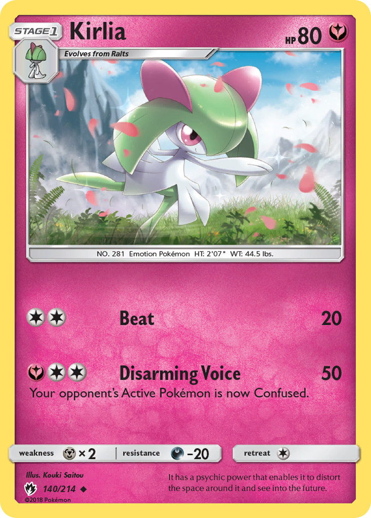 Kirlia (140/214) [Sun & Moon: Lost Thunder] | Play N Trade Winnipeg