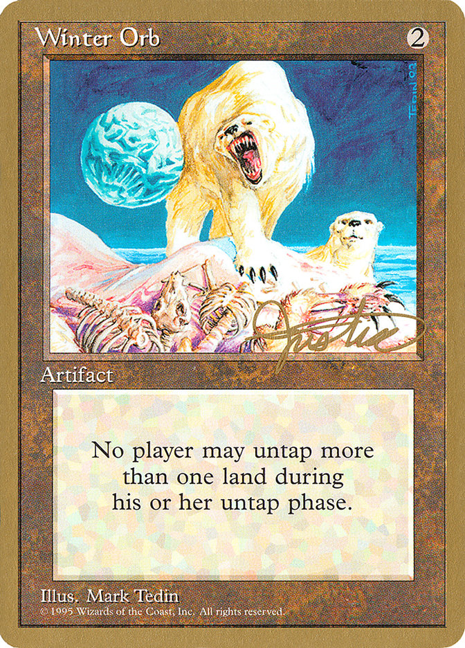 Winter Orb (Mark Justice) [Pro Tour Collector Set] | Play N Trade Winnipeg