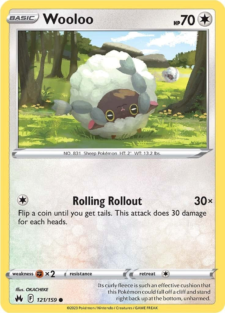 Wooloo (121/159) [Sword & Shield: Crown Zenith] | Play N Trade Winnipeg