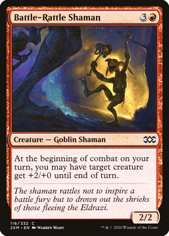 Battle-Rattle Shaman [Double Masters] | Play N Trade Winnipeg