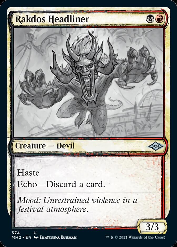 Rakdos Headliner (Sketch) [Modern Horizons 2] | Play N Trade Winnipeg